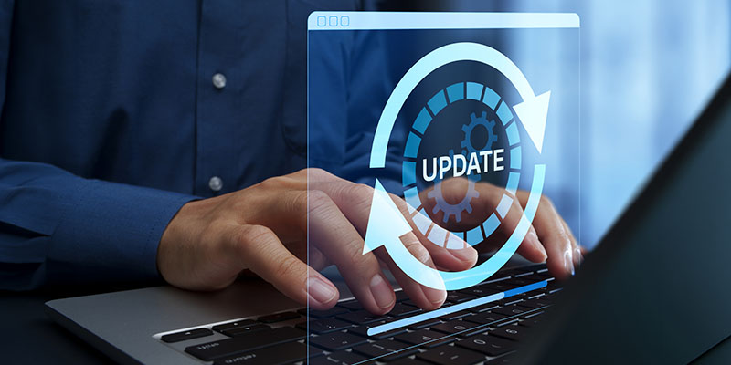 Update of system and software. Security patch and firmware version upgrade.
