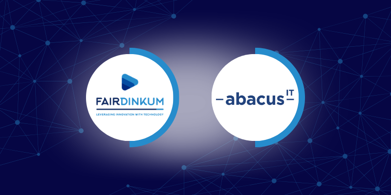 Fairdinkum Consulting and Abacus IT logos in merger announcement